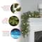 9' x 10" Pre-lit Norwood Fir Artificial Christmas Garland with 50 Concave Soft White LED Lights